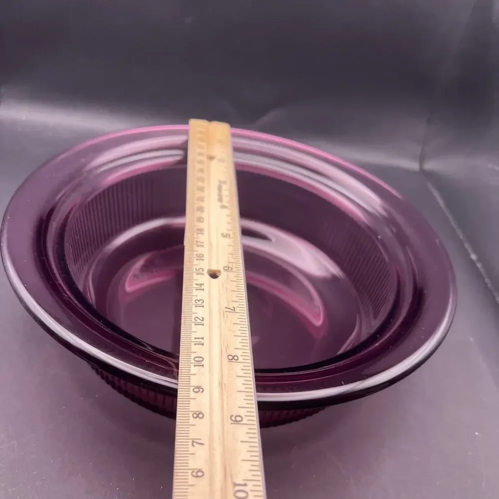 Vision Corning Cranberry Casserole 24oz & 1 Qt Lid Lot Of 2 Cook Bake Ware Pyrex